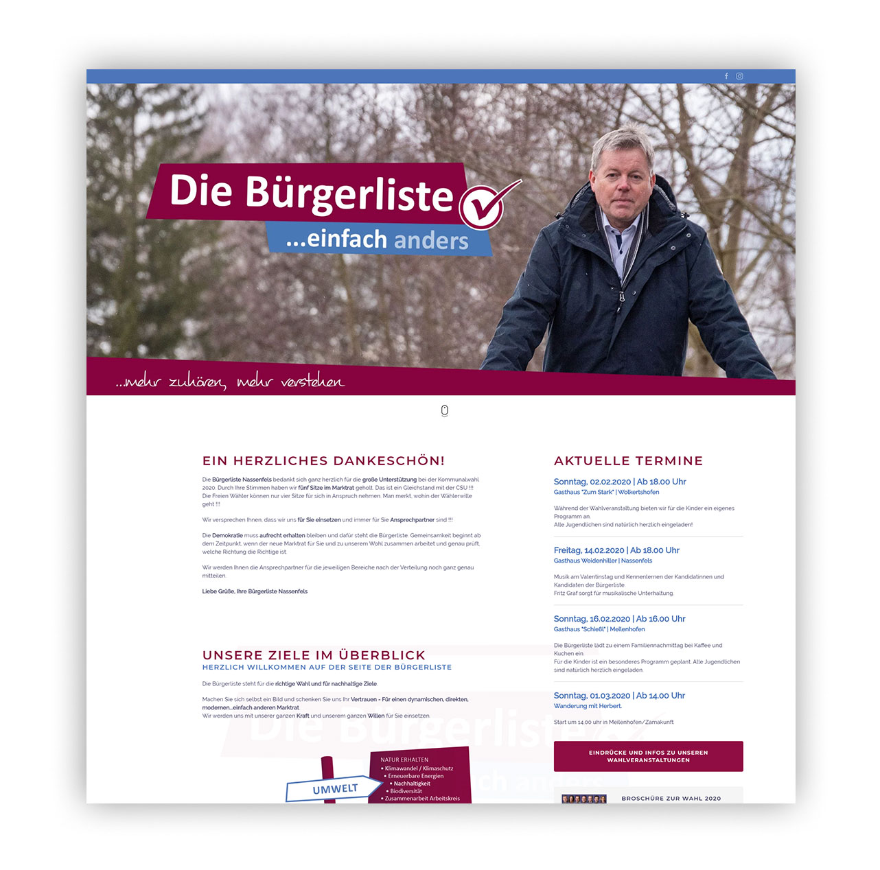 Referenzen Buergerliste