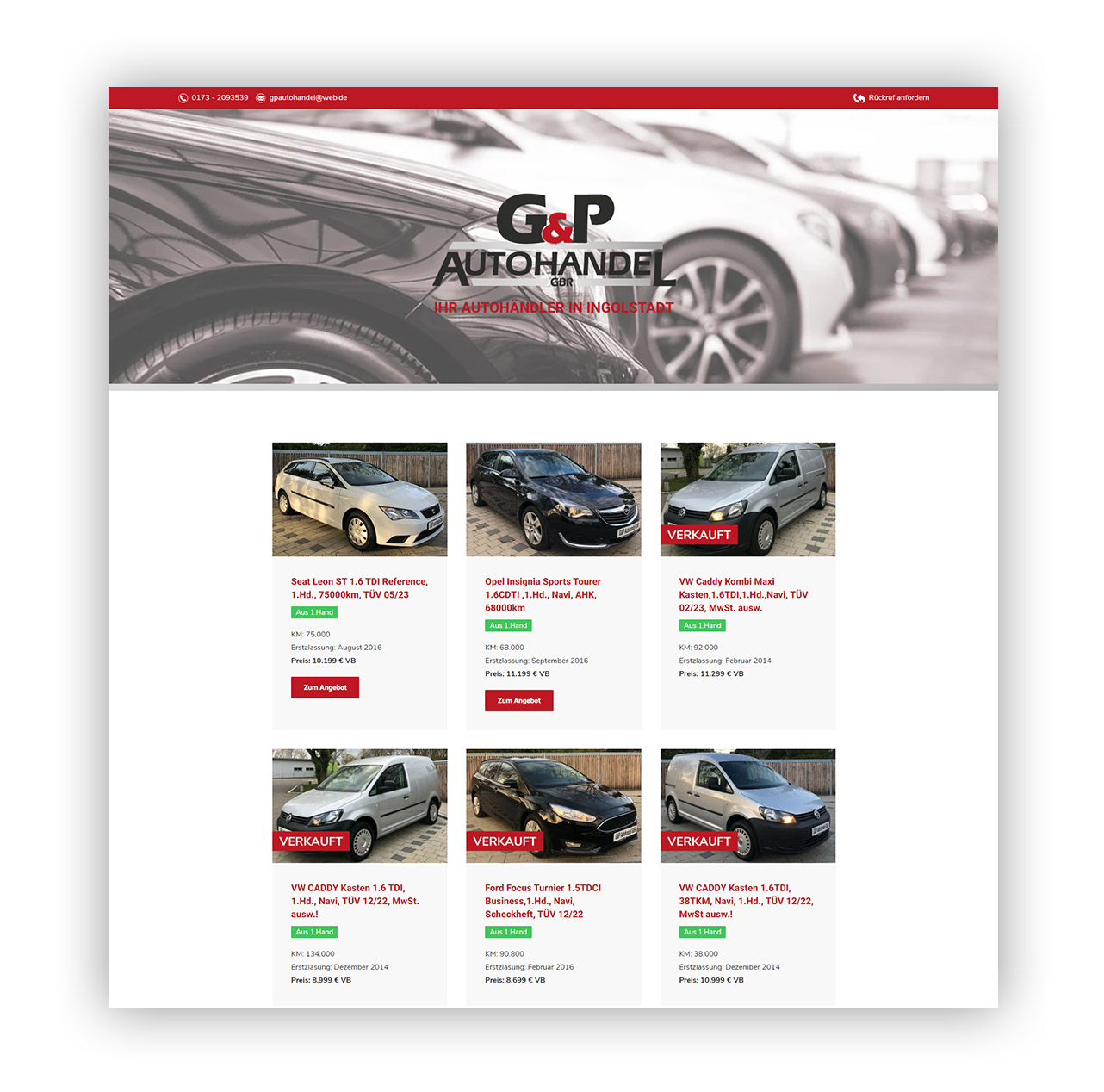 Referenzen G&P Autohandel