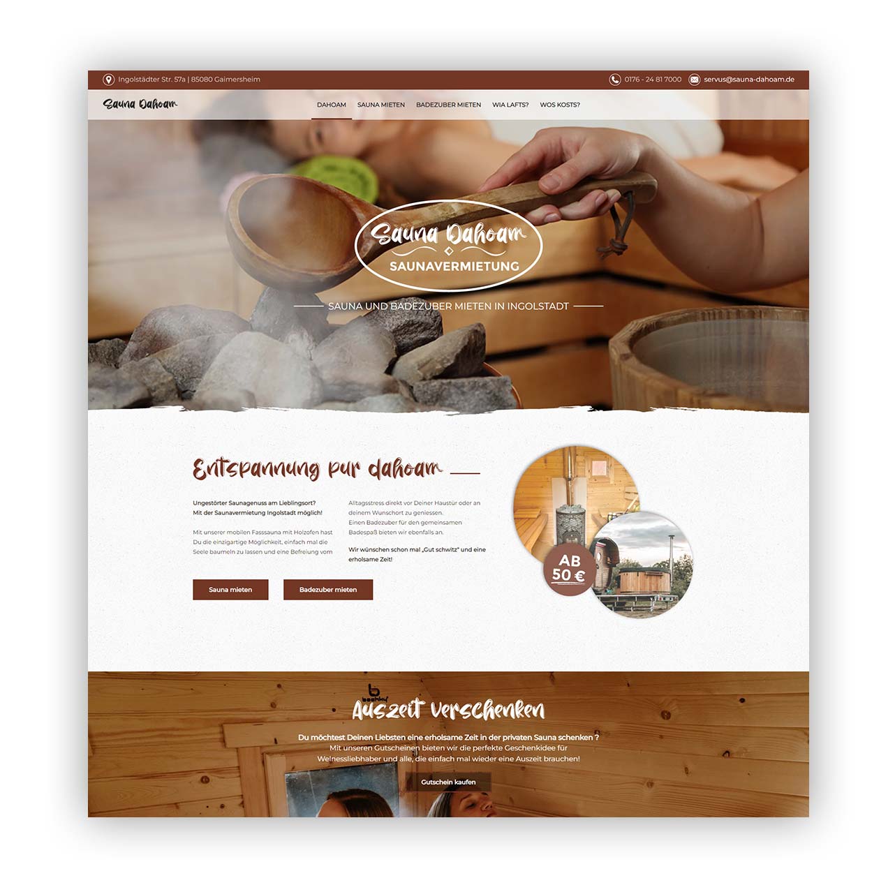 referenzen sauna dahoam